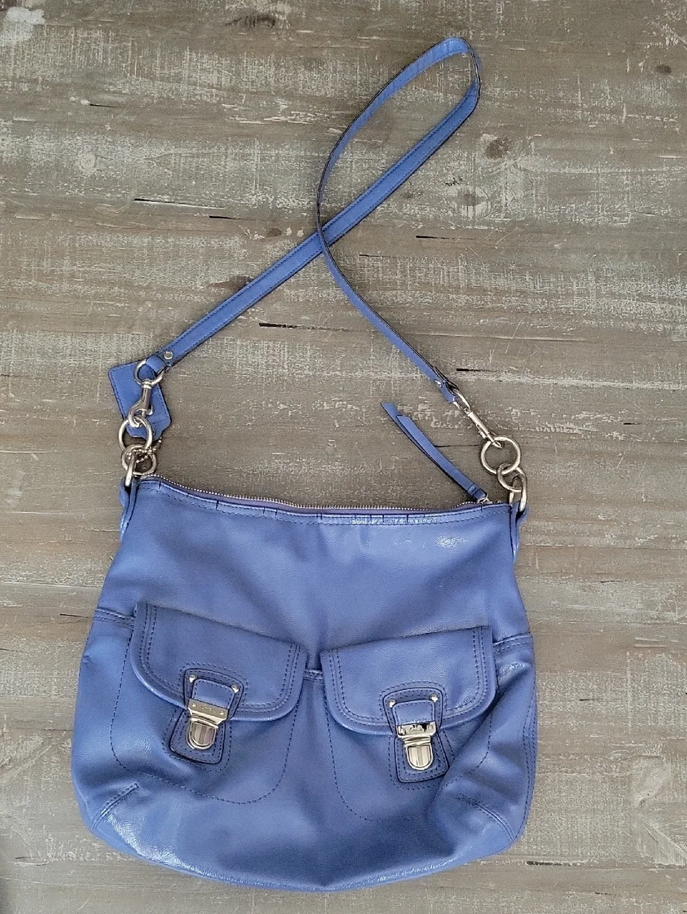 Coach  Daisy Liquid Gloss Patent Leather Crossbody